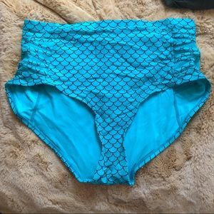Torrid Mermaid Print Swim Bottoms